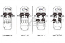 Компонентная акустика STEG Audi MA 8C  - 4